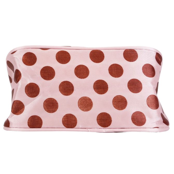 Travel Makeup Bag Portable Cosmetic Organizer with Cosmetic Mirror Waterproof Toiletry Wash Bag for Women - Image 3