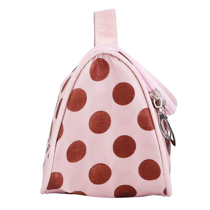 Travel Makeup Bag Portable Cosmetic Organizer with Cosmetic Mirror Waterproof Toiletry Wash Bag for Women - Image 4