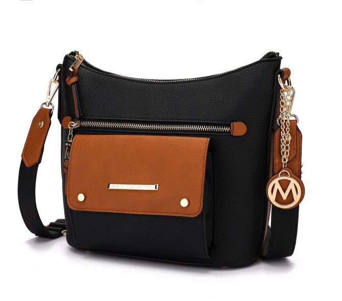 MKF Collection Serenity Color Block Vegan Leather Women Crossbody Bag by Mia K - Image 36