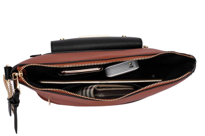 MKF Collection Serenity Color Block Vegan Leather Women Crossbody Bag by Mia K - Image 55