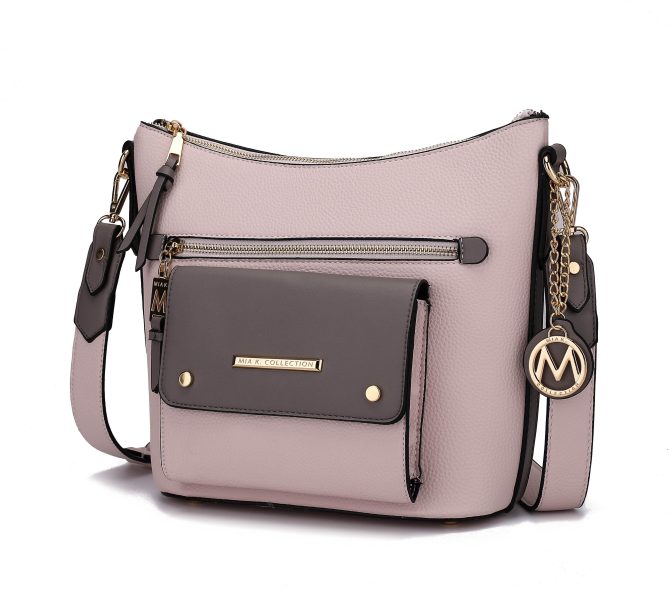 MKF Collection Serenity Color Block Vegan Leather Women Crossbody Bag by Mia K - Image 51