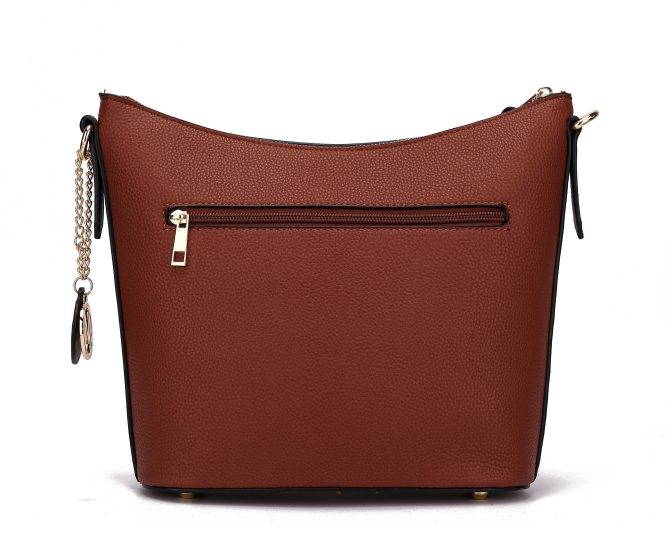 MKF Collection Serenity Color Block Vegan Leather Women Crossbody Bag by Mia K - Image 49