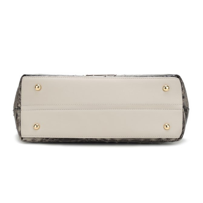 MKF Collection Phoebe Faux Crocodile Embossed Vegan Leather Women Tote with Wristlet Wallet Bag by Mia k - Image 55