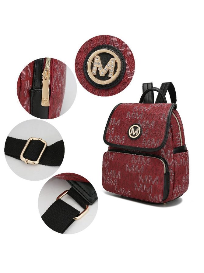MKF Collection Drea Signature Backpack by Mia k - Image 3