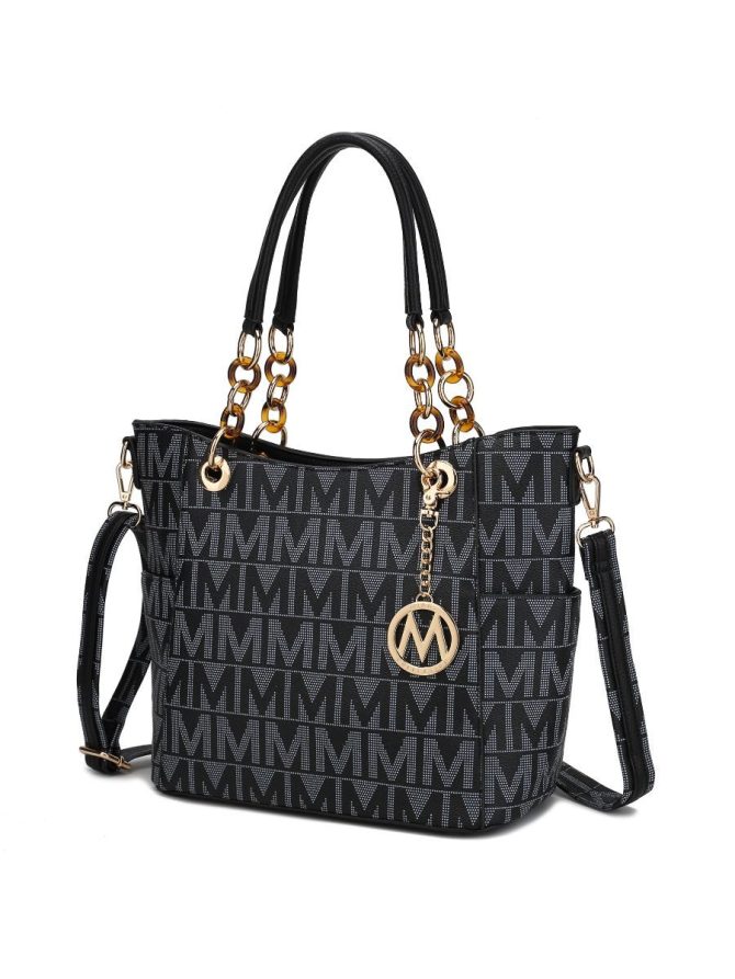 MKF Collection Kissaten Milan M Signature Tote Handbag by Mia k - Image 8