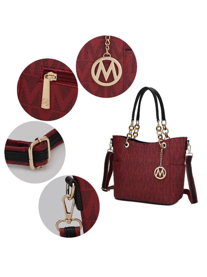 MKF Collection Kissaten Milan M Signature Tote Handbag by Mia k - Image 31