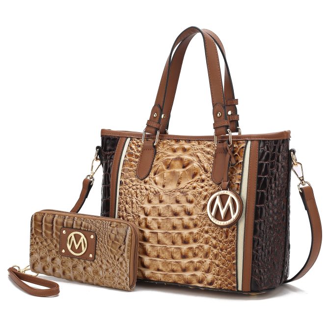 MKF Collection Lizza Croco Embossed Tote Handbag by Mia k - Image 41