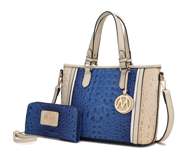 MKF Collection Lizza Croco Embossed Tote Handbag by Mia k - Image 9
