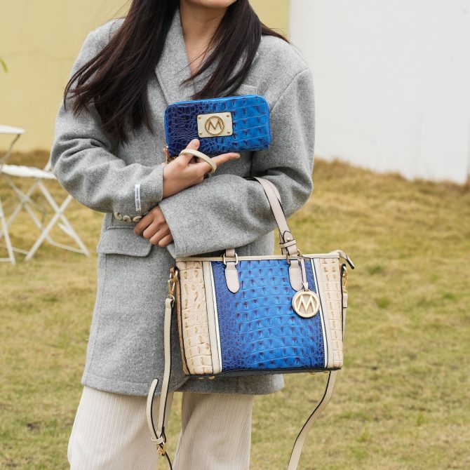 MKF Collection Lizza Croco Embossed Tote Handbag by Mia k - Image 26
