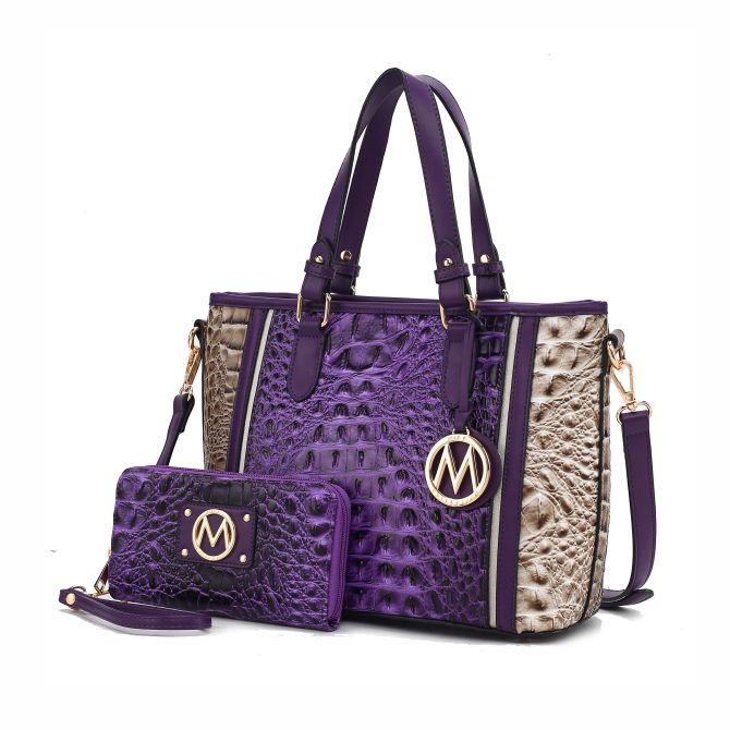 MKF Collection Lizza Croco Embossed Tote Handbag by Mia k - Image 17