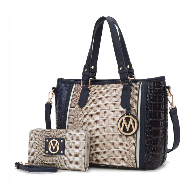 MKF Collection Lizza Croco Embossed Tote Handbag by Mia k - Image 33
