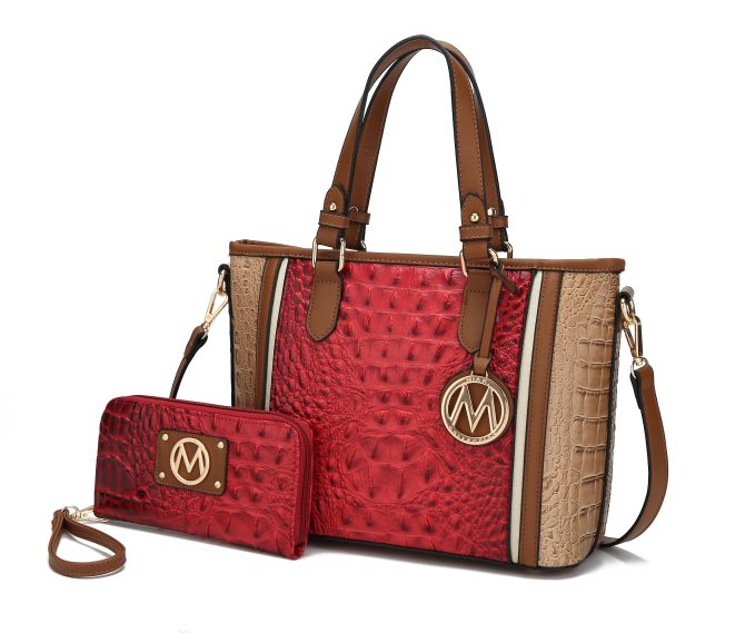 MKF Collection Lizza Croco Embossed Tote Handbag by Mia k - Image 57