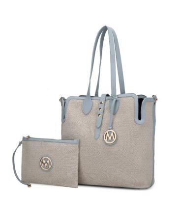 MKF Collection Juliana Oversize Tote & Wristlet by Mia k.