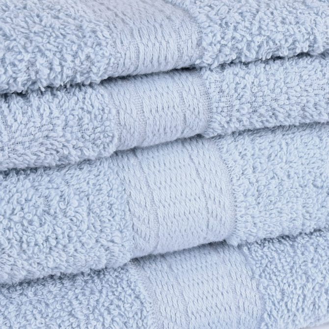 Basic Solid 18-Piece Bath Towel Set Collection - Image 11