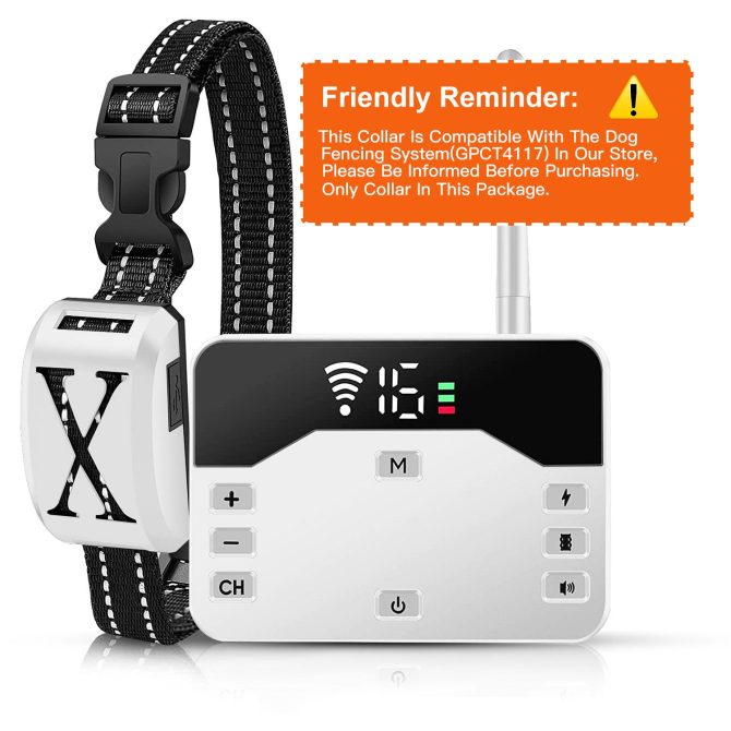 Wireless Electric Dog Fence Waterproof Pet Shock Boundary Containment System Electric Training Collar for Small Medium Large Dogs - Image 37