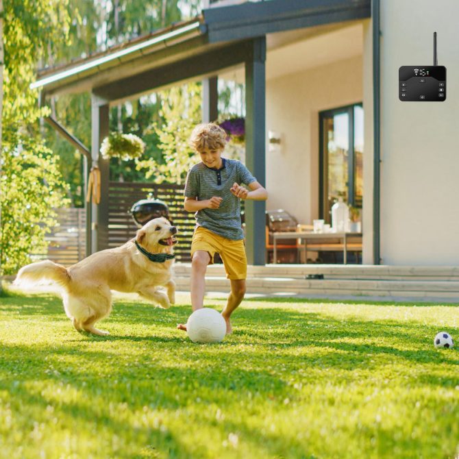 Wireless Electric Dog Fence Waterproof Pet Shock Boundary Containment System Electric Training Collar for Small Medium Large Dogs - Image 19