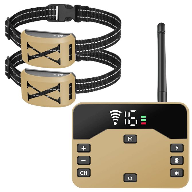 Wireless Electric Dog Fence Waterproof Pet Shock Boundary Containment System Electric Training Collar for Small Medium Large Dogs - Image 52