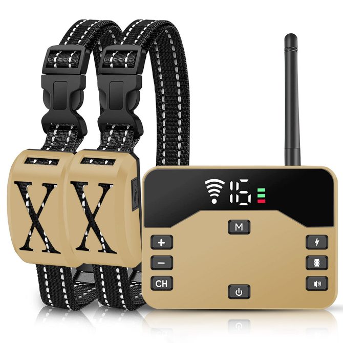 Wireless Electric Dog Fence Waterproof Pet Shock Boundary Containment System Electric Training Collar for Small Medium Large Dogs - Image 50