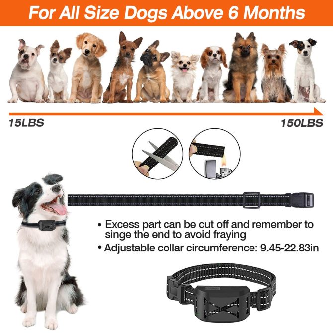 Wireless Electric Dog Fence Waterproof Pet Shock Boundary Containment System Electric Training Collar for Small Medium Large Dogs - Image 27