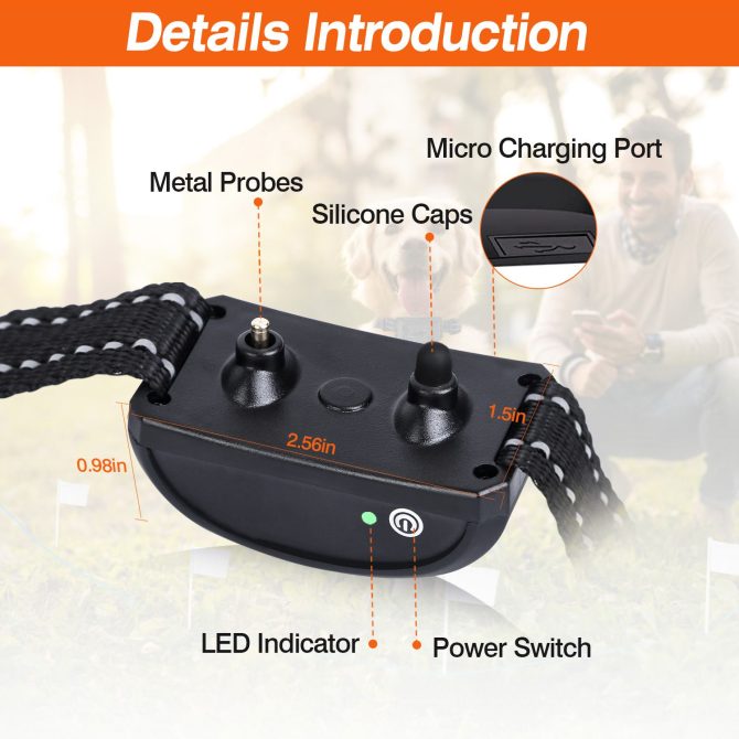 Wireless Electric Dog Fence Waterproof Pet Shock Boundary Containment System Electric Training Collar for Small Medium Large Dogs - Image 28