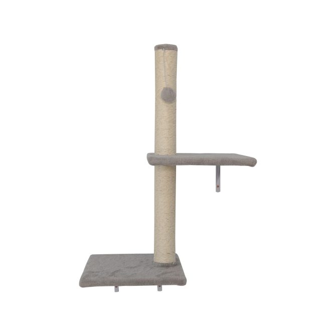 Wall-mounted Cat Tree, Cat Furniture with 2 Cat Condos House, 3 Cat Wall Shelves, 2 Ladder, 1 Cat Perch, Sisal Cat Scratching Posts and Pad - Image 6