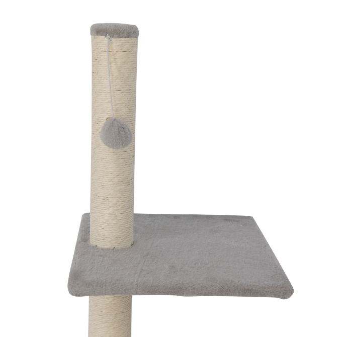 Wall-mounted Cat Tree, Cat Furniture with 2 Cat Condos House, 3 Cat Wall Shelves, 2 Ladder, 1 Cat Perch, Sisal Cat Scratching Posts and Pad - Image 12
