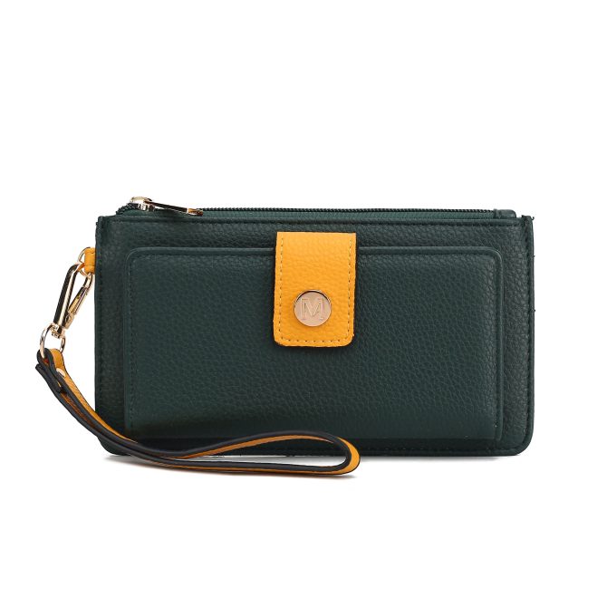 MKF Collection Olympe Vegan Leather Women Wristlet Wallet by Mia K - Image 36