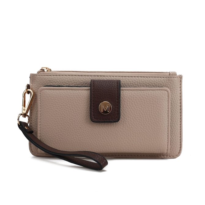MKF Collection Olympe Vegan Leather Women Wristlet Wallet by Mia K - Image 51