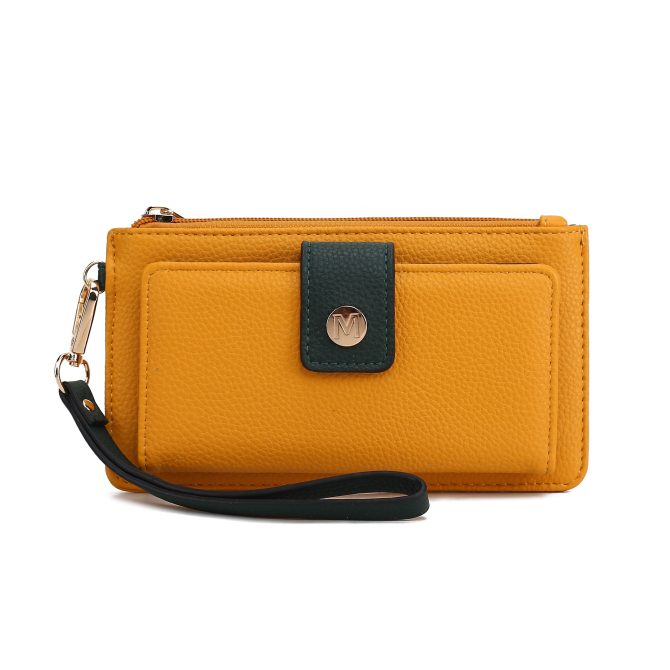 MKF Collection Olympe Vegan Leather Women Wristlet Wallet by Mia K - Image 56