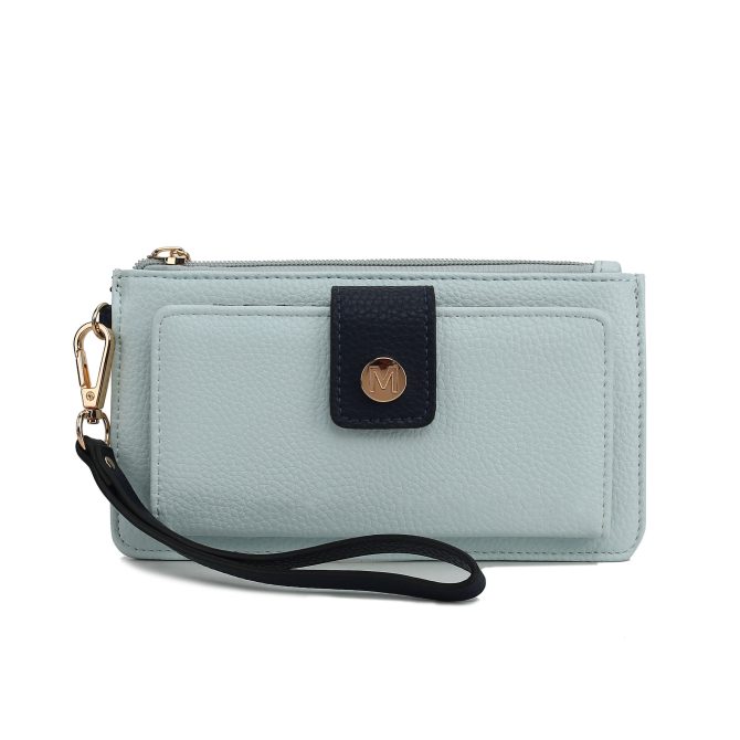 MKF Collection Olympe Vegan Leather Women Wristlet Wallet by Mia K - Image 46