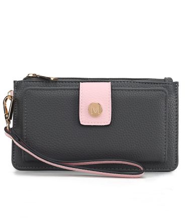 MKF Collection Olympe Vegan Leather Women Wristlet Wallet by Mia K