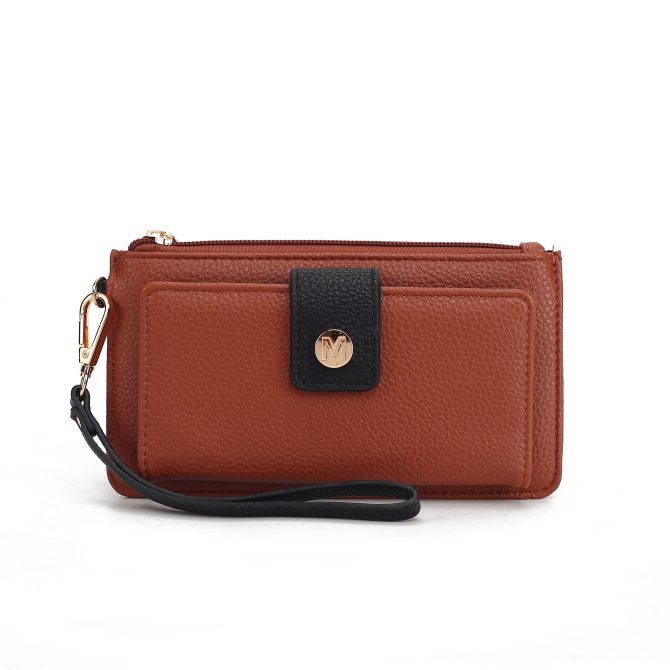 MKF Collection Olympe Vegan Leather Women Wristlet Wallet by Mia K - Image 26