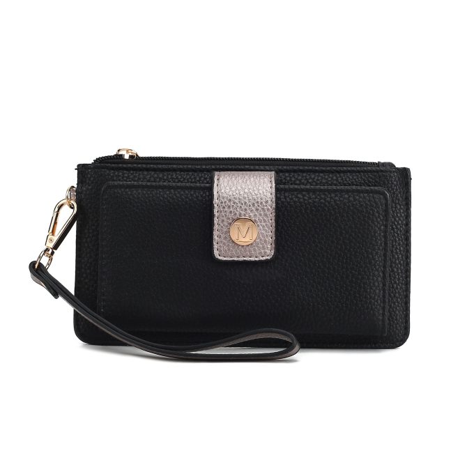MKF Collection Olympe Vegan Leather Women Wristlet Wallet by Mia K - Image 21