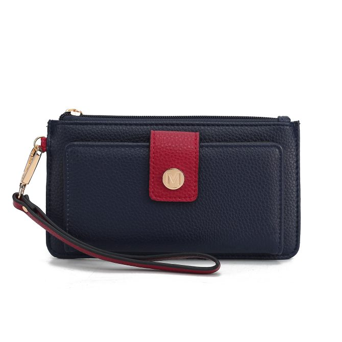 MKF Collection Olympe Vegan Leather Women Wristlet Wallet by Mia K - Image 41