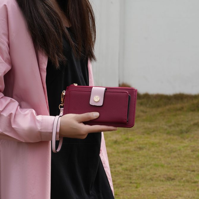 MKF Collection Olympe Vegan Leather Women Wristlet Wallet by Mia K - Image 7