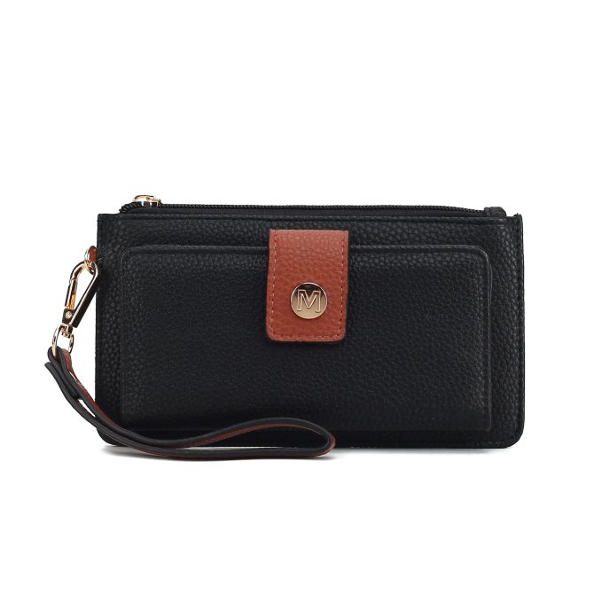 MKF Collection Olympe Vegan Leather Women Wristlet Wallet by Mia K - Image 6