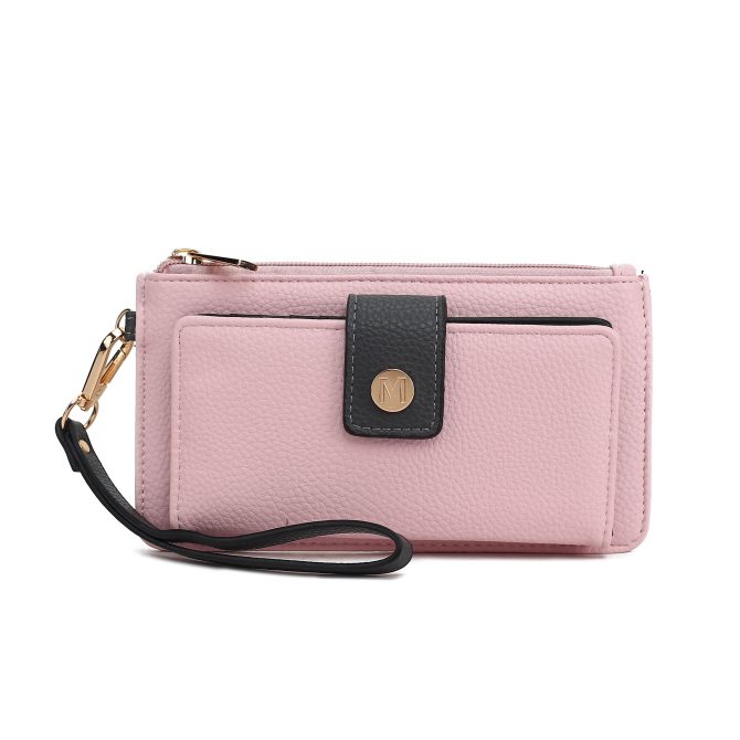 MKF Collection Olympe Vegan Leather Women Wristlet Wallet by Mia K - Image 11