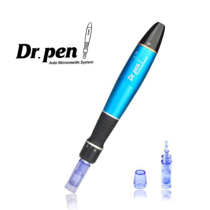 Dr. Pen A1-W Ultima Electric Derma Pen Stamp Auto MicroNeed1e Roller 2x 12Pin Cartridges - Image 4