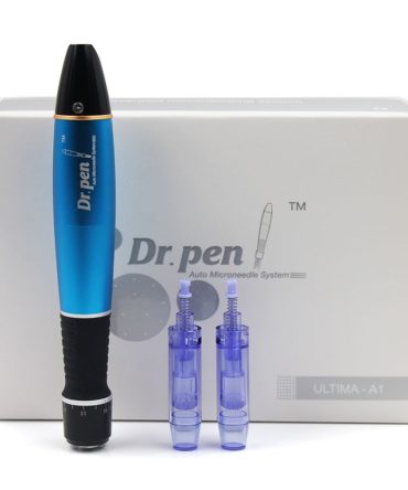 Dr. Pen A1-W Ultima Electric Derma Pen Stamp Auto MicroNeed1e Roller 2x 12Pin Cartridges