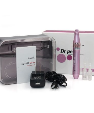 Dr. Pen M7 M7-W Ultima Electric Derma Pen Stamp Auto MicroNeed1e Roller 2x 12Pin Cartridges