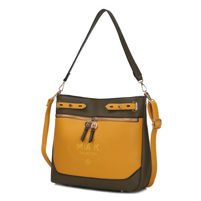 MKF Collection Evie two tone Vegan Leather Women Shoulder bag by Mia k - Image 19