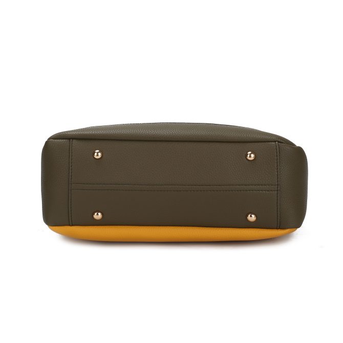 MKF Collection Evie two tone Vegan Leather Women Shoulder bag by Mia k - Image 42