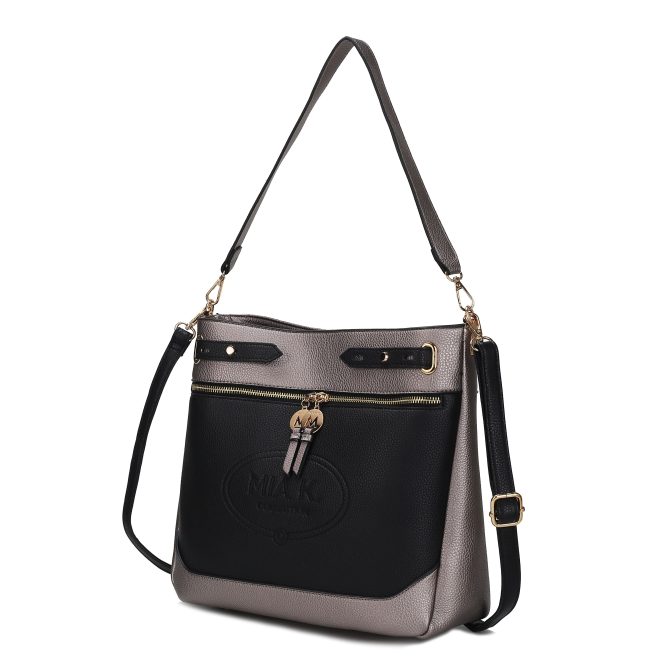 MKF Collection Evie two tone Vegan Leather Women Shoulder bag by Mia k - Image 43