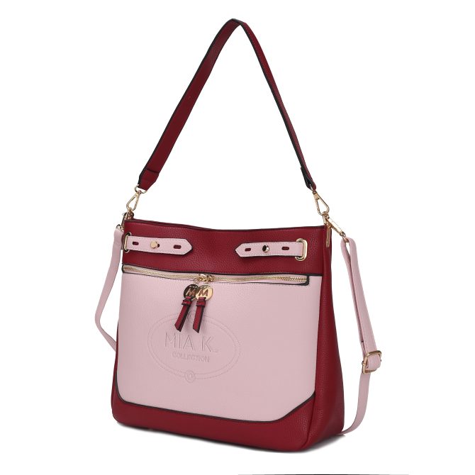 MKF Collection Evie two tone Vegan Leather Women Shoulder bag by Mia k - Image 25