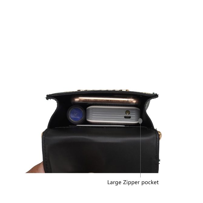 MKF Collection Yael Snake embossed Vegan Leather Phone Crossbody Handbag by Mia K - Image 5