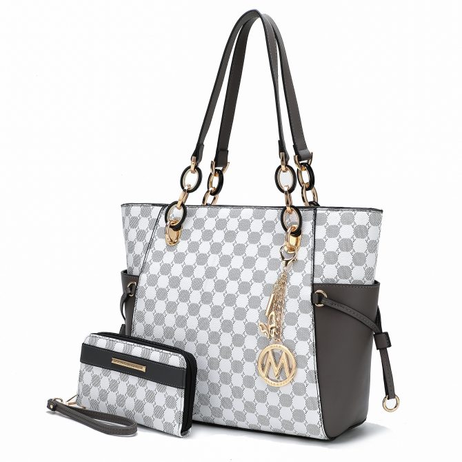 MKF Collection Xenia Circular Print Tote Bag with Wallet by Mia K - Image 7