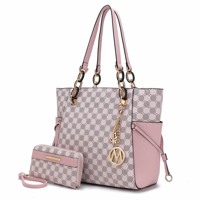 MKF Collection Xenia Circular Print Tote Bag with Wallet by Mia K - Image 13