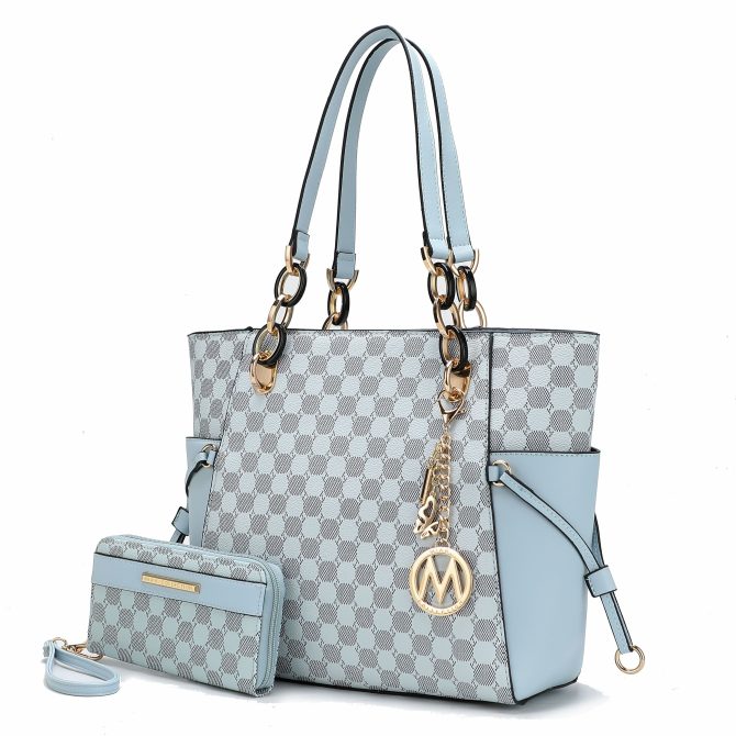 MKF Collection Xenia Circular Print Tote Bag with Wallet by Mia K - Image 19