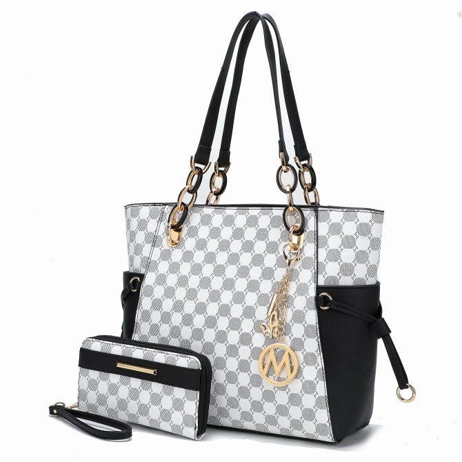 MKF Collection Xenia Circular Print Tote Bag with Wallet by Mia K - Image 37