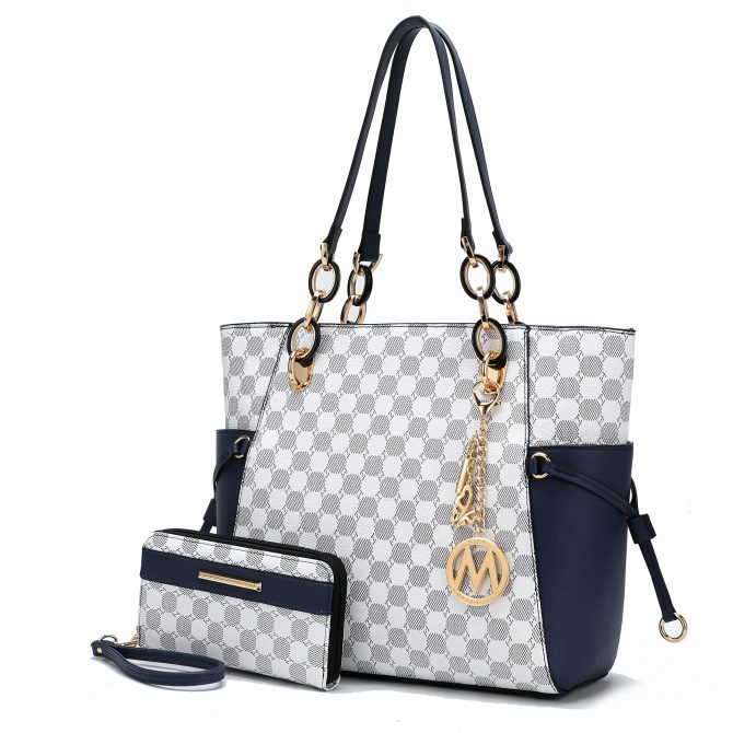 MKF Collection Xenia Circular Print Tote Bag with Wallet by Mia K - Image 31